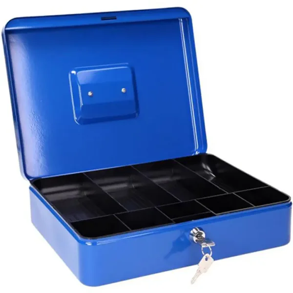Spirit: casetă bani culoarea albastră 2 bucăți cheie CB190 300x240x88mm imaginea 2