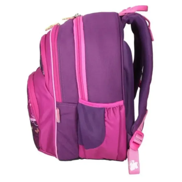 Spirit: Fluture mov-roz rucsac, ghiozdan ergonomic imaginea 3