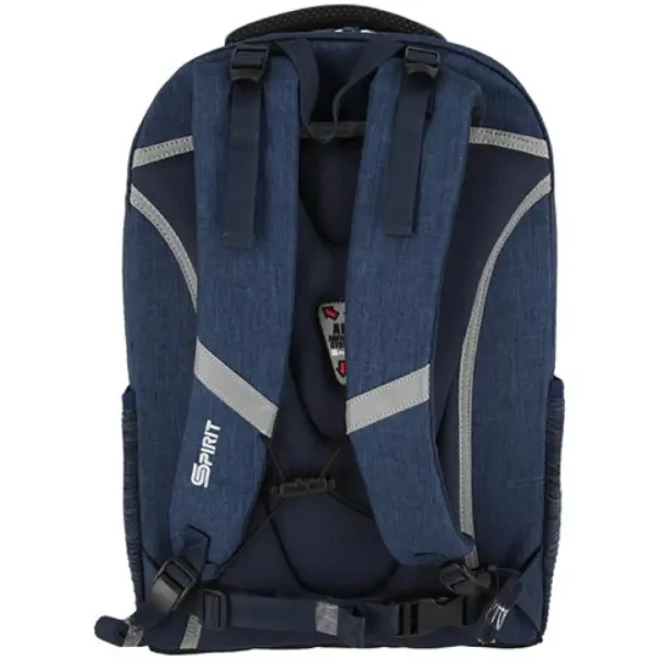 Spirit: Freedom ghiozdan rotunjit albastru, rucsac 46x33x22cm imaginea 2
