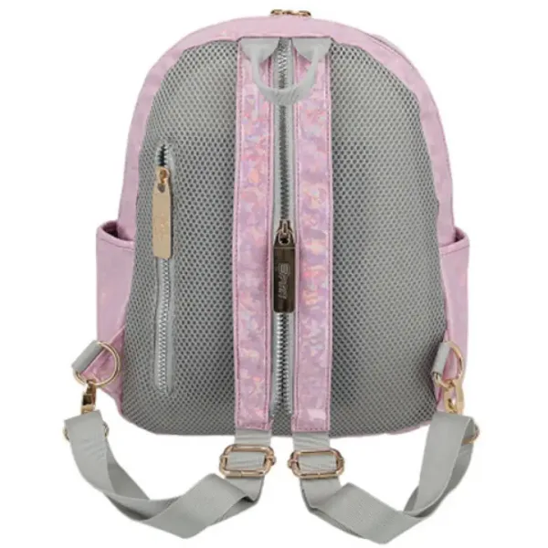 Spirit: Lizzy rucsac roz cu colțuri rotunjite 27x12,5x33cm imaginea 2