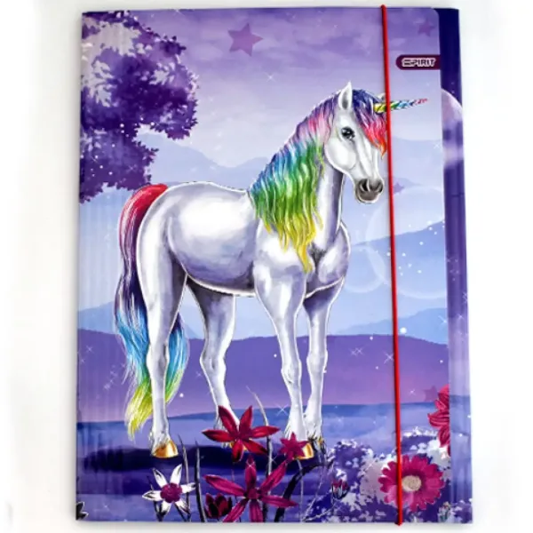 Spirit: Magical Dream unicorn mapă cu elastic mărimea A4 imaginea 1