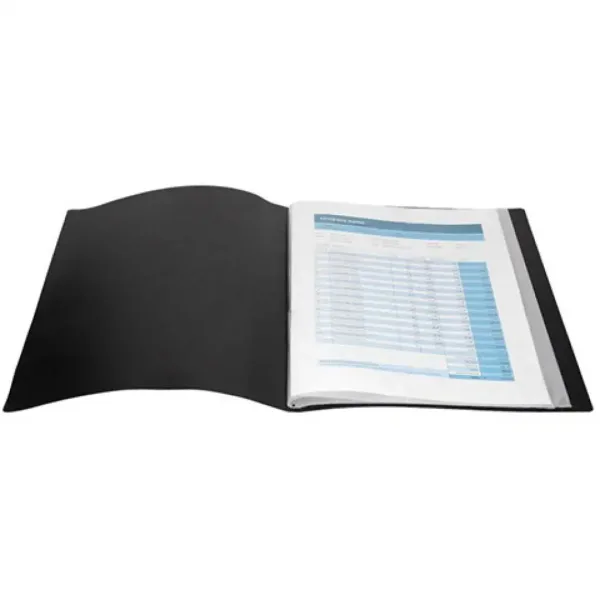 Spirit: Mapă prezentare negru A4 cu 100 buzunare imaginea 2