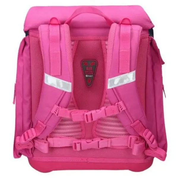 Spirit: Model 3D de cai set ghiozdan ergonomic din 5 piese cu iluminare LED 34x22x41cm imaginea 3