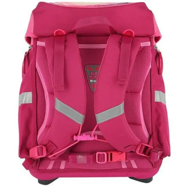 Spirit: Model 3D de unicorn magic set ghiozdan ergonomic din 5 piese cu iluminare LED 34x22x41cm imaginea 3