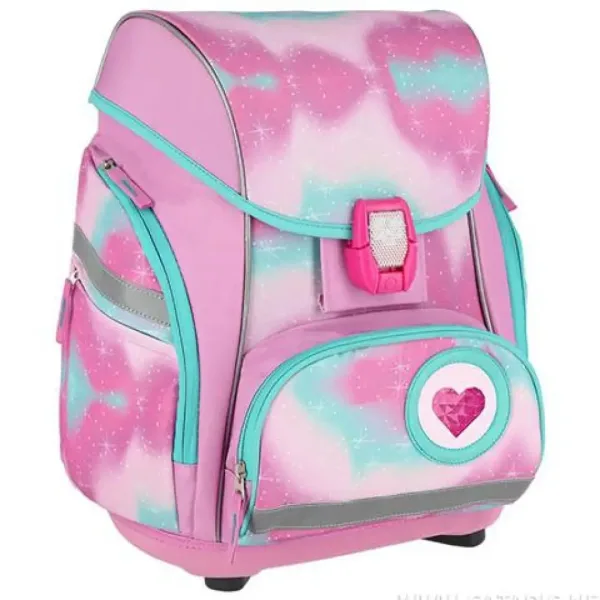 Spirit: Model 3D Unicorn set ghiozdan ergonomic din 5 piese cu iluminare LED 34x22x41cm imaginea 2