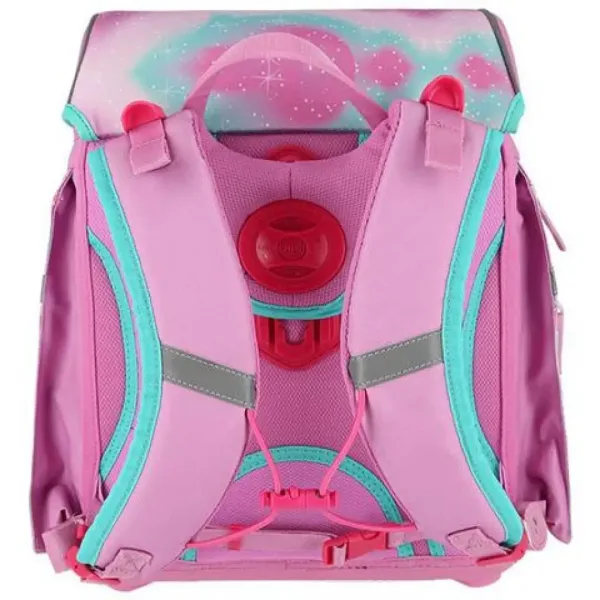 Spirit: Model 3D Unicorn set ghiozdan ergonomic din 5 piese cu iluminare LED 34x22x41cm imaginea 4