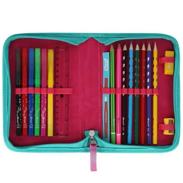Spirit: Model 3D Unicorn set ghiozdan ergonomic din 5 piese cu iluminare LED 34x22x41cm imaginea 7