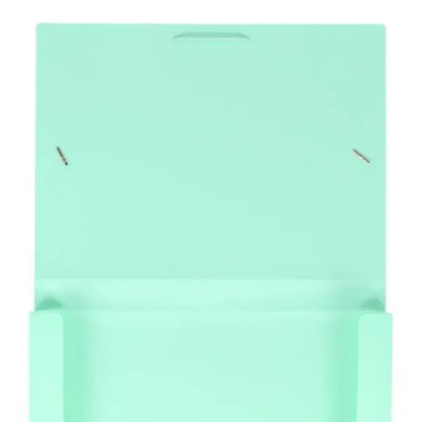 Spirit: Pastel verde mapă pentru caiete cu elastic A4 cu o grosime de 30mm imaginea 2