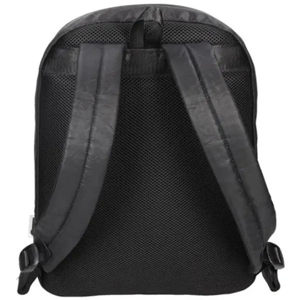 Spirit: Rucsac negru din piele artificială cu trei compartimente 41x33x7,5cm imaginea 3
