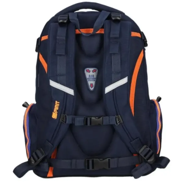 Spirit: Stinger ghiozdan rucsac ergonomic premium albastru inchis 26x32x44cm imaginea 4