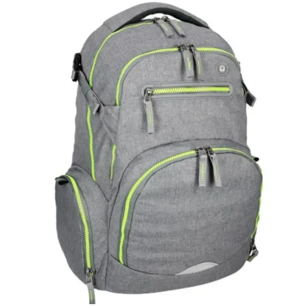Spirit: Stinger gri argintiu premium ergonomic rucsac, ghiozdan imaginea 2