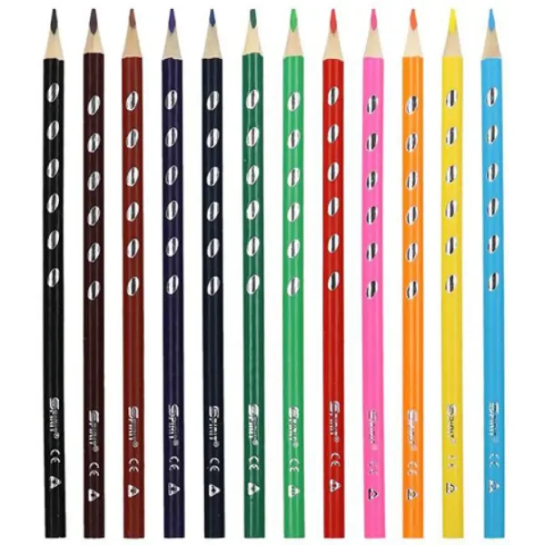 Spirit: Triunghi creioane colorate 12 bucăți set imaginea 2