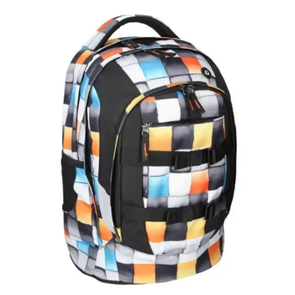 Spirit: Urban în carouri ghiozdan rucsac ergonomic 46x33x22cm imaginea 2