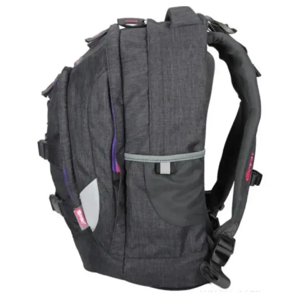 Spirit: Urban negru-mov rucsac, ghiozdan ergonomic imaginea 3