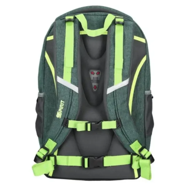 Spirit: Urban rucsac ghiozdan verde ergonomic imaginea 4