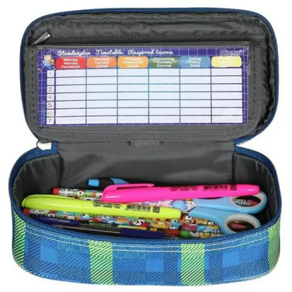 Spirit:My Bag penar oval  albastru 23x10cm imaginea 2