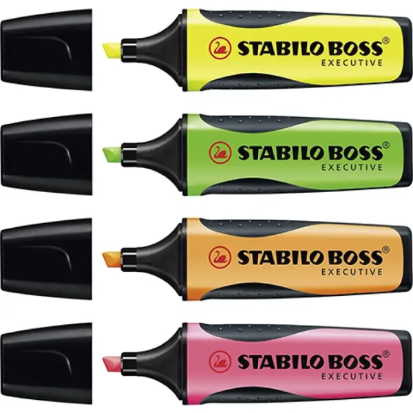 Stabilo: BOSS Executive textliner diferite culori 4 bucăți set imaginea 2