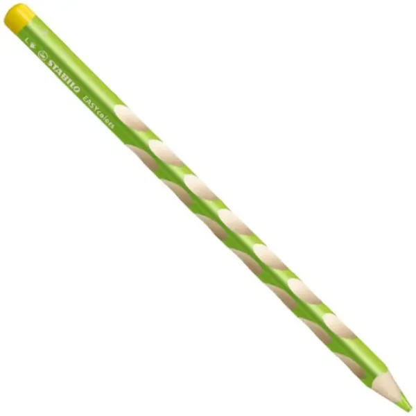 Stabilo: EASYcolors L triunghi creion colorat verde-galben imaginea 1