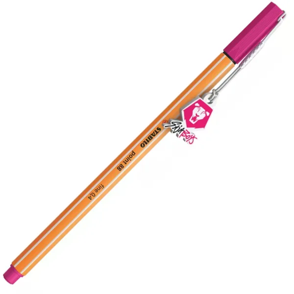 Stabilo: K-Pop Demonii Vânătorii Point 88 marker roz Saja Boys cu decorare 0,4mm imaginea 1