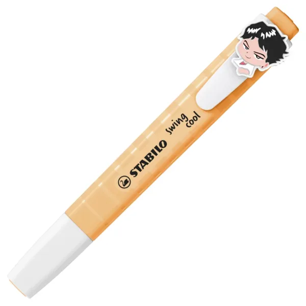 Stabilo: K-Pop Demonii Vânătorii Swing Cool marker galben cu clip figură Jinu imaginea 1