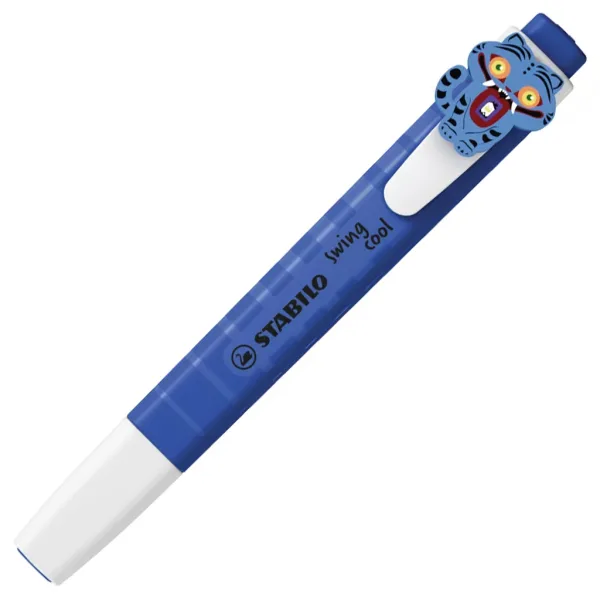 Stabilo: K-Pop Demonii Vânătorii Swing Cool marker textil albastru cu clip figură Derpy imaginea 1