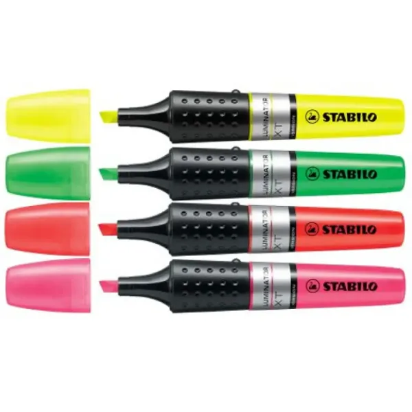 Stabilo: Luminator textliner 4 bucăți set imaginea 2