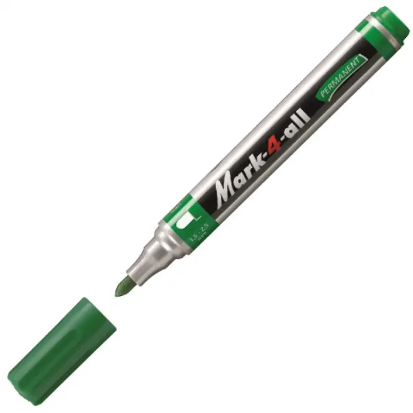 Stabilo: Mark-4-All marker cu alcool vârf rotund culoarea verde imaginea 2