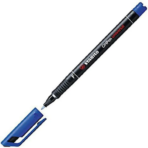Stabilo OHPen universal F marker cu alcool culoarea albastră 0,7mm imaginea 2