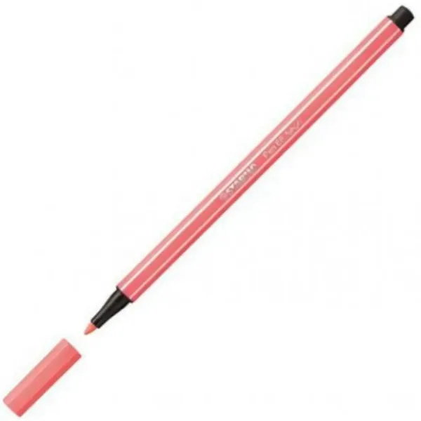Stabilo: Pen 68 fluo culoarea roșie 1mm imaginea 2