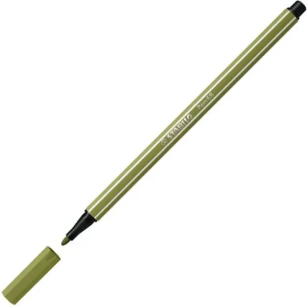 Stabilo: Pen 68 marker verde noroi imaginea 1