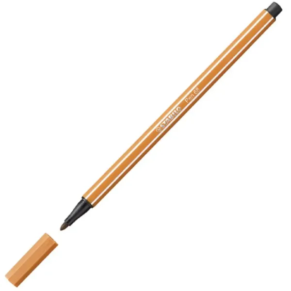 Stabilo: Pen 68 portocaliu închis marker imaginea 1
