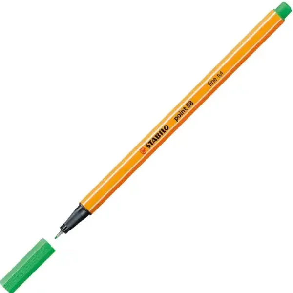 Stabilo: Point 88 de 0,4mm culoare verde smarald imaginea 2