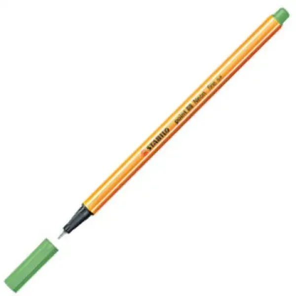 Stabilo: Point 88 fineliner 0,4mm culoare verde neon imaginea 2