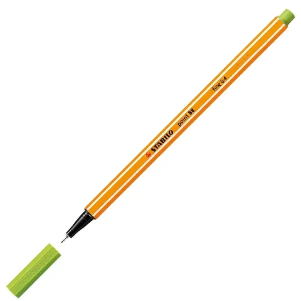 Stabilo: Point 88 verde măr 0,4 mm culoare imaginea 2