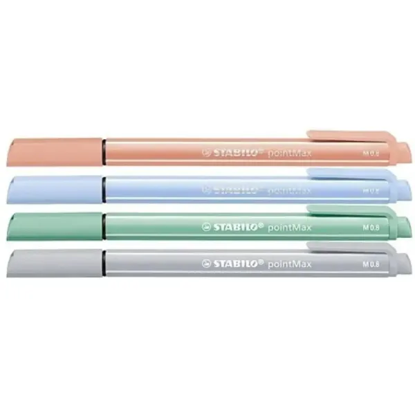 Stabilo: pointMax set cu culori pastel 4 bucăți M 0,8mm imaginea 2