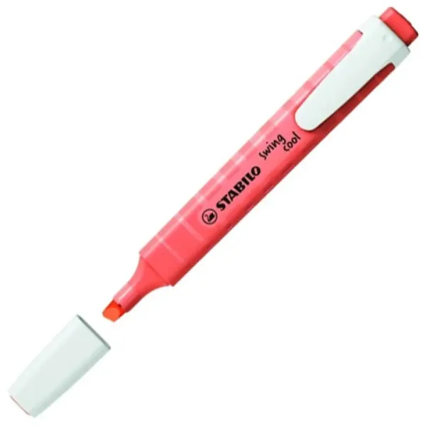 Stabilo: Swing Cool textliner pastel coral imaginea 1
