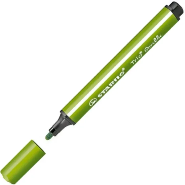Stabilo: Trio Scribble triunghi marker culoarea verde deschis imaginea 2