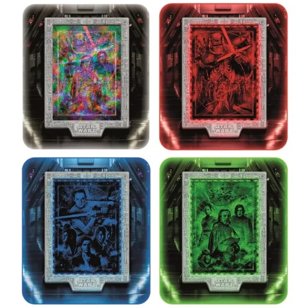 Star Wars Episodul Metamorfic VII-VIII-IX puzzle de 520 de piese cu ramă și iluminare RGB LED - Clementoni imaginea 4
