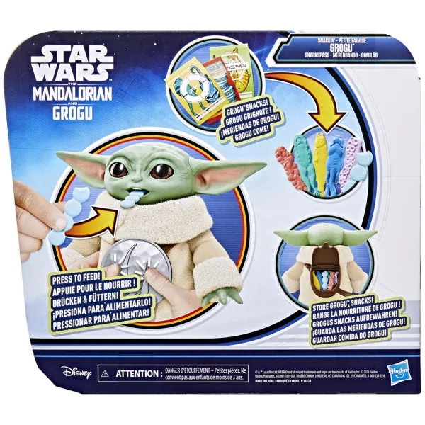 Star Wars: Figurina interactivă Snackin’ Grogu – Hasbro imaginea 3