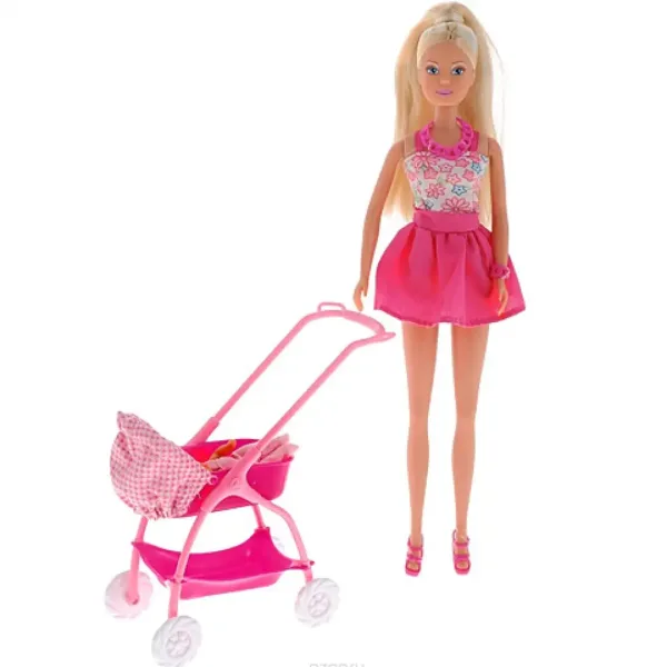 Steffi Love: Păpușă cu cărucior în 2 variante - Simba Toys imaginea 3