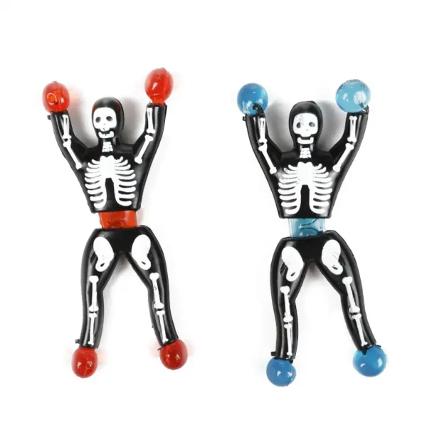 Sticky Man: Figurine schelet de cățărat pe fereastră set de 2 bucăți imaginea 2