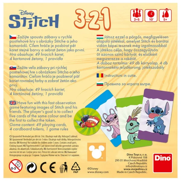 Stitch 3-2-1 joc de societate imaginea 2