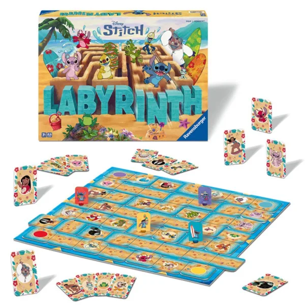 Stitch labirintă joc de societate - Ravensburger imaginea 3