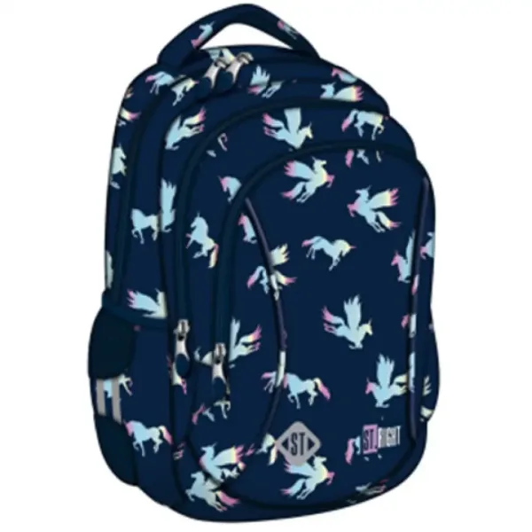 St.Right Holo Unicorns BP26 rucsac ghiozdan 15" imaginea 1