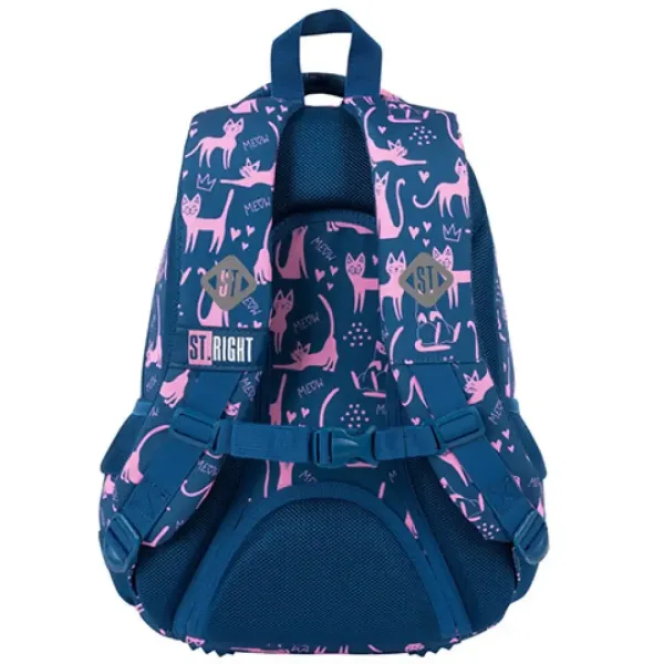St.Right Lazy Cats trei compartimente rucsac, ghiozdan 39x27x17cm imaginea 3