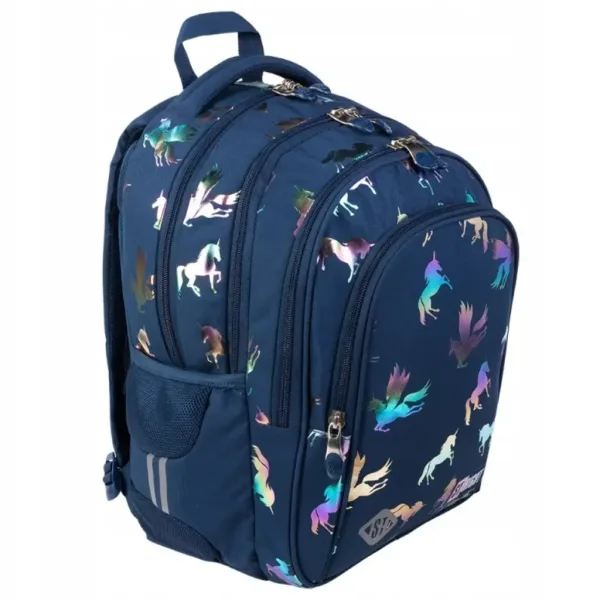 St.Right Unicorn Holografic ghiozdan rucsac 17" imaginea 1