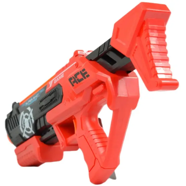 Super Shoot: Pistol manual cu cartușe 47cm imaginea 3