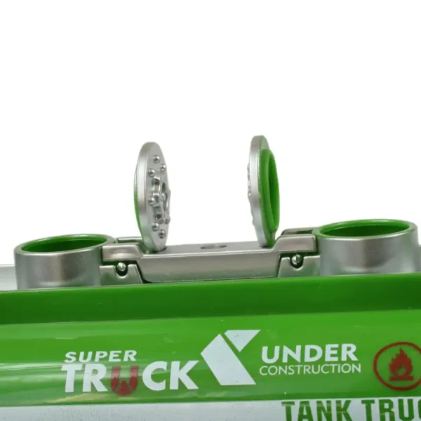 Super Truck: Camion cisternă de culoare verde 20cm imaginea 3