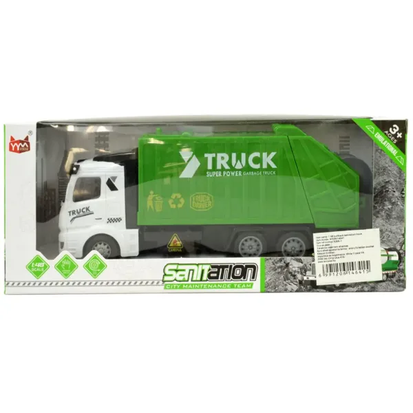 Super Truck: Camion de gunoi container 20cm imaginea 6