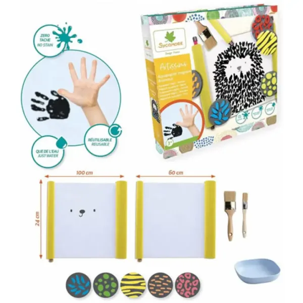 Sycomore Artissimo Aquahârtie set de făcut poze cu animale imaginea 2